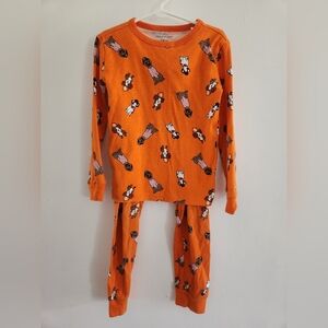 Janie and Jack Goodnight Pajamas in Dogs In Costume Print Size 6